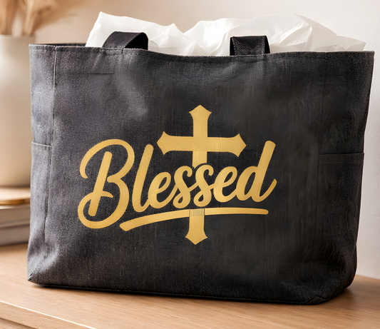 🖤 Blessed Bold Tote